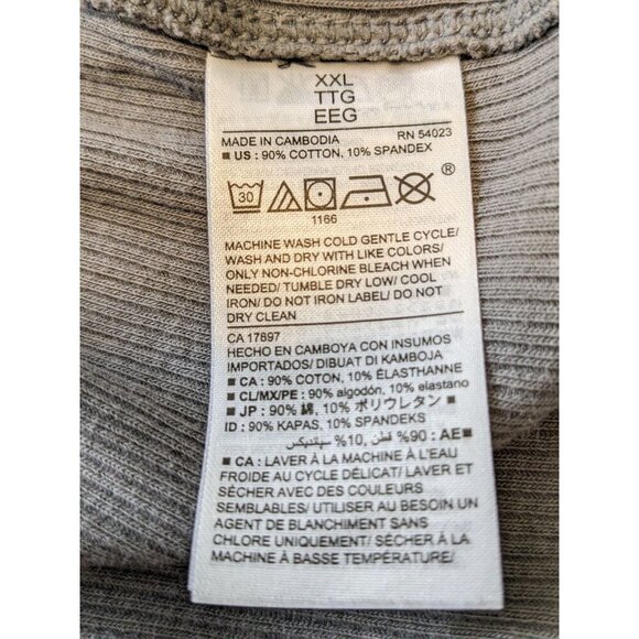 Old Navy Womens Size 2X Gray Scoop Neck Rib Knit First Layer Tank Top Fitted - Picture 8 of 8